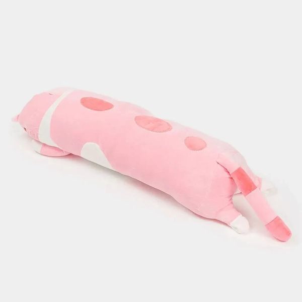 Мягкая детская игрушка Кот Батон 70 см, Розовый / Плюшевая игрушка подушка длинный котенок PINKCAT70 фото