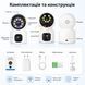 Домашняя камера видеонаблюдения WIFI 2DUAL LENS PTZ CAMERA APP:V380PRO 4MP PRO380 фото 5