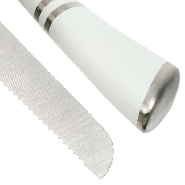 Набір ножів нержавіюча сталь на підставці 9 предметів kitchen knife set wl-707-1 WL7071 фото