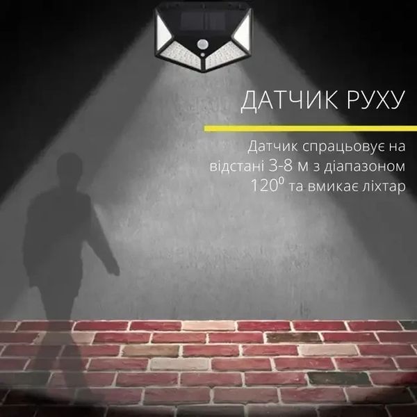 Вуличний світильник світлодіодний LED прожектор із датчиком руху Wall lamp LF-1728A LF1728A фото