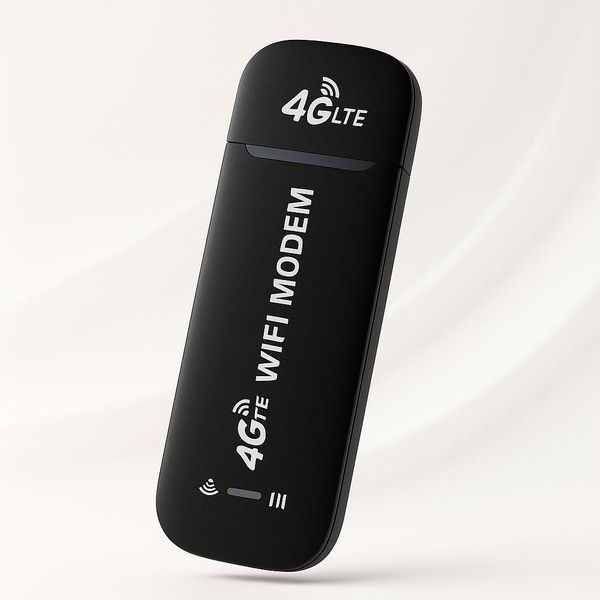 4G USB модем, 150 Мбит, Черный /с, радиус 15м / Мобильный модем 4G / WiFi модем портативный US5559 фото