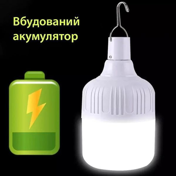 Лампа для кемпинга на крючке аккумуляторная с зарядкой Micro USB Solar BL HY-701 5W HY701 фото