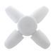 Лампочка складная светодиодная 4 лопасти E27 KK-202 Mini fan blade bulb KK202 фото 2
