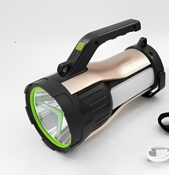 Мультифункциональный фонарь HEL-T96 (LM+2хCOB белый и красный) + Powerbank + солнечная панель + microUSB HELT96 фото