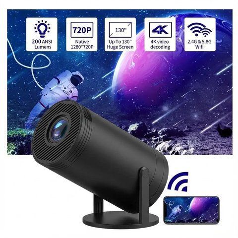 Портативний 4K UHD міні-проектор Magcubic HY300 Чорний Android 12 З підтримкою Wi-Fi Bluetooth BLK300 фото