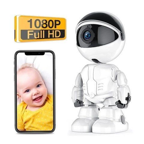 Цифрова поворотна Wi-Fi відеоняня Robot 2mp FullHD FLH22 фото