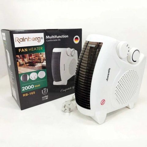 Тепловентилятор Rainberg RB-165 / обігрівач / дуйчик / 2000W RB165 фото