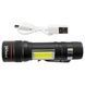 Фонарик ручной аккумуляторный Bailong BL-520 T6 + COB BL520 фото 1