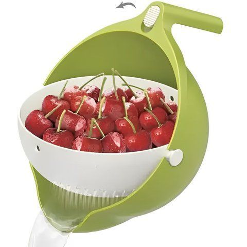 Друшляк MESH STRAINER Drain Basket 2в1, друшляк-ківш MESH21 фото