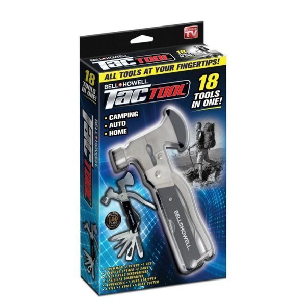 Многофункциональный молоток-гвоздодер Инструмент Мультитул Tac Tool 18 in 1 0000997 фото
