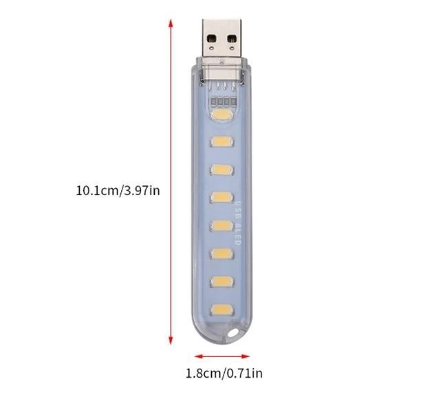 Светильник USB Мини флешка светодиодный фонарик светодиодный холодный белый LED лампа LIUS140 фото