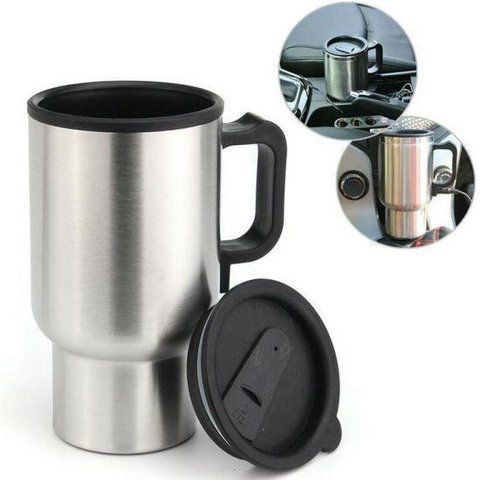 Термокухоль ELECTRIC MUG, Автомобільний кухоль з підігрівом Electric Mug, Кружка з підігрівом 8888188299 фото