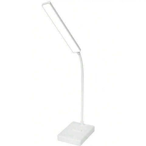 Настільна світлодіодна лампа з сенсорним керуванням та гнучкою ніжкою LED 854 Біла LED854 фото