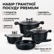 Набор кастрюль и сковорода Higher Kitchen HK-315 с гранитным антипригарным покрытием (7 предметов) зелёный HK315GRE фото 1