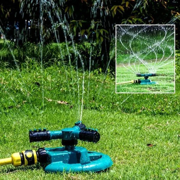 Розумна система поливу NEW автоматична для газонів на 360 градусів Lawn Sprinkler LAS360 фото
