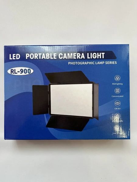 Светодиодная панель Camera light RL-900 лампа для видео и фото 3000k-6500k с пультом ДУ RL900 фото