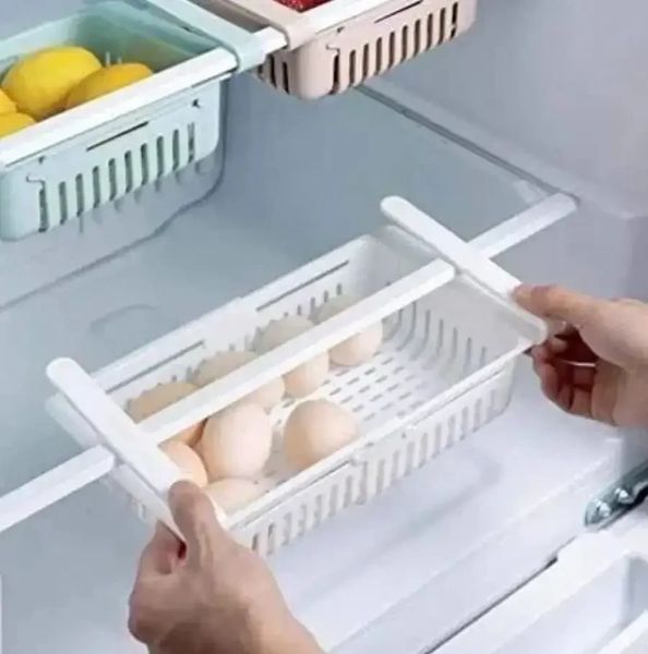 Органайзер на холодильник strechable hanging storage rack, Контейнер для холодильника HSR9107 фото