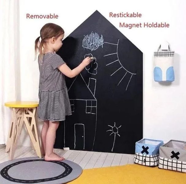 Самоклеющаяся пленка для рисования мелом Black Board Sticker 45х200 см B8483913 фото