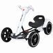 Дитячий складний електромобіль Go-Kart з акумулятором та пультом електрокар Білий M60722 фото 3