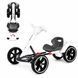 Дитячий складний електромобіль Go-Kart з акумулятором та пультом електрокар Білий M60722 фото 2