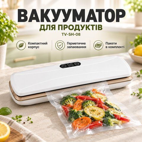 Вакууматор TV-SH-08/016 Вакуумний пакувальник TVSH08016 фото