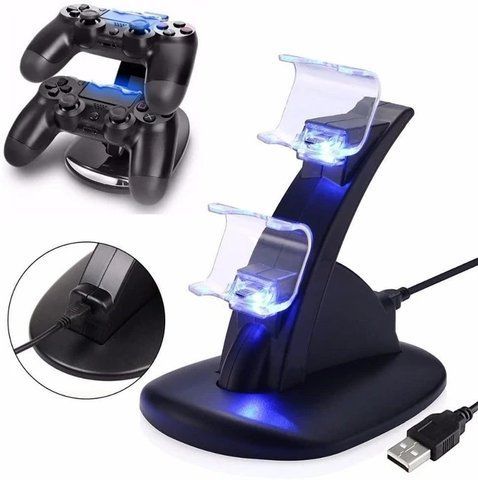 Подвійна зарядна станція Charging Stand для PS4 \ Док станція для PS 4 геймпада NCSP4 фото