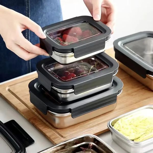 3шт Контейнер для еды 300/600/1200 мл с крышками 20687-10 / Контейнер для хранения продуктов 2068710 фото