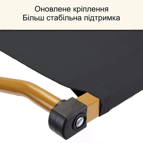 Стул STD-07 складной, металл+ткань В760*Ш500*Д510мм чёрный STD07 фото