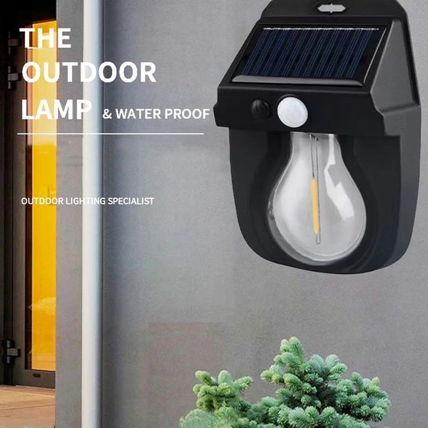 Фонарь на солнечной батарее с датчиком движения Solar Wall Lamp COBA CL-118 NCL118 фото