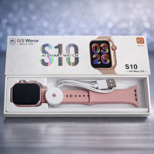 Смарт-годинник Smart S10 Pro 46mm Series 10 Black | 1.82" HD дисплей | Bluetooth-дзвінки | Пульс, тиск, кисень | Спортивні режим S10G фото