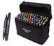 Маркеры TOUCH Sketch Marker Black 80 шт разноцветные + сумка TOUC80 фото 1