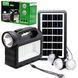 Фонарь GD-101 PowerBank, с солнечной зарядкой + лампочки 3 шт GD101 фото 1