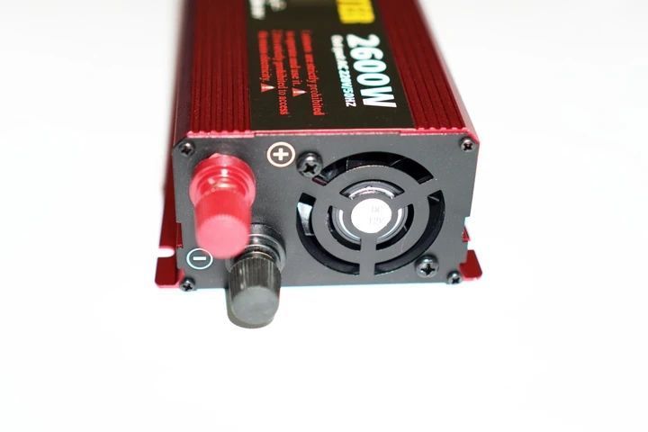 Перетворювач напруги інвертор Eryuan 2600W LCD DC/AC 12V-220V з чистою синусоїдою та вольтметром ERY2600 фото