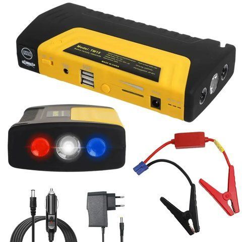 Пусковий пристрій для автомобіля 50800 мАг, JUMPSTARTER TM15 / Автомобільний пускозарядний пристрій TM15 фото