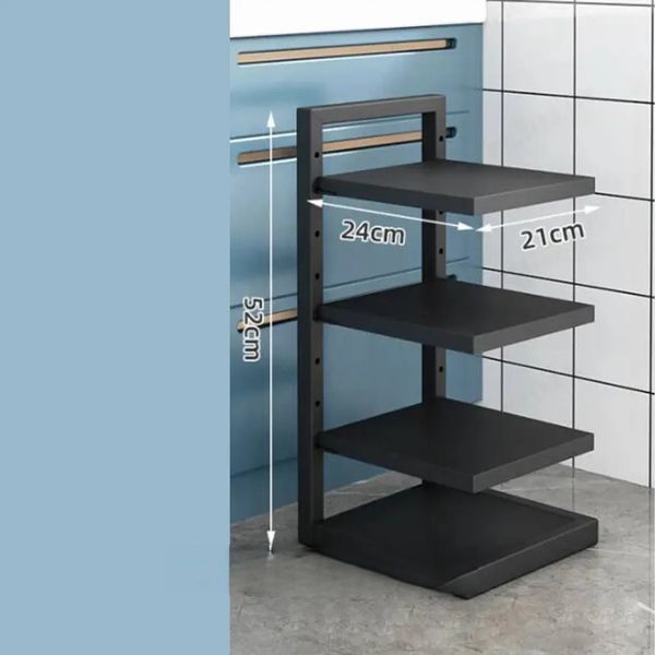 Кухонна полиця для зберігання каструль, 3 рівня Kitchen shelf for storing pots / Полиця на кухню для посуду KSF33 фото