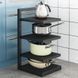 Кухонна полиця для зберігання каструль, 3 рівня Kitchen shelf for storing pots / Полиця на кухню для посуду KSF33 фото 1