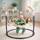 Детский игровой центр Fisher-Price Jumperoo с подсветкой и звуком / Развивающий игровой джемпер Бежевый X649 фото 3