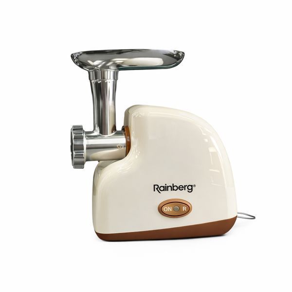 Електрична м'ясорубка Rainberg RB-2319 3000 Вт із захистом двигуна бежева BEIGRB2319 фото