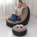Надувное садовое кресло с пуфиком Air Sofa Comfort zd-33223, велюр, 76*130 см zd-33223 фото 7