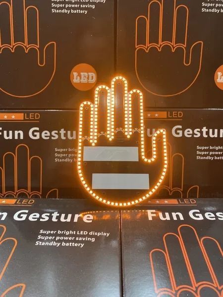 Светодиодная рука LED лампа с жестами для авто Hand Light c пультом управления HL1520 фото