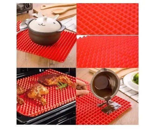 Килимок для випічки PYRAMID PAN Fat-Reduction Silicone Cooking Mat (16,25х11,5 см, силіконовий)grill MAT1625 фото