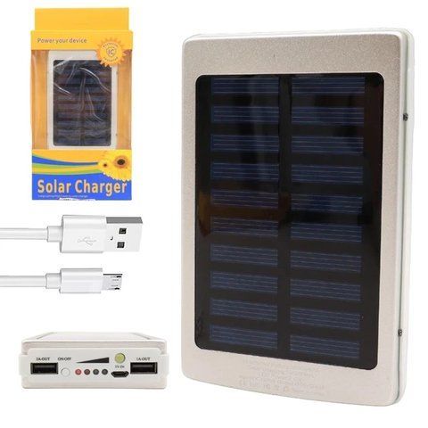 Удароміцний сонячний повербанк Solar 20000 mAh, Сірий SOL200 фото