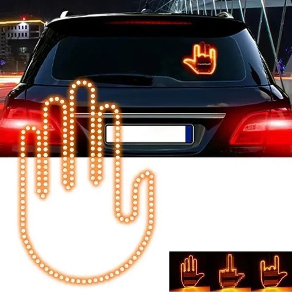 Светодиодная рука LED лампа с жестами для авто Hand Light c пультом управления HL1520 фото