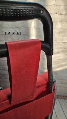 Хозяйственная сумка для покупок на колесиках с ручкой. Красный, синий, оранжевыйSKK-01 (46*27*18) SKK01 фото