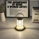 Портативная металлическая настольная LED лампа D15 Аккумуляторная лампа с сенсорным управлением NDD15 фото 3