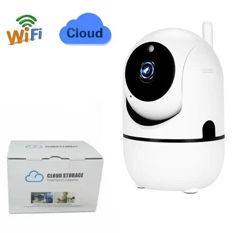 Бездротова IP камера QC011 для відеоспостереження будинку Wifi поворотна зі звуком та нічним баченням QC011 фото