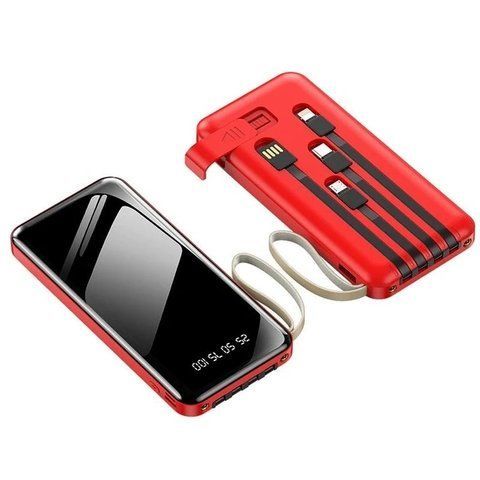 Power Bank повербанк ProTech 8000mAh LED ліхтар, зарядний кабель 4в1 USB, Type-C, micro USB Z-15 PB15 фото