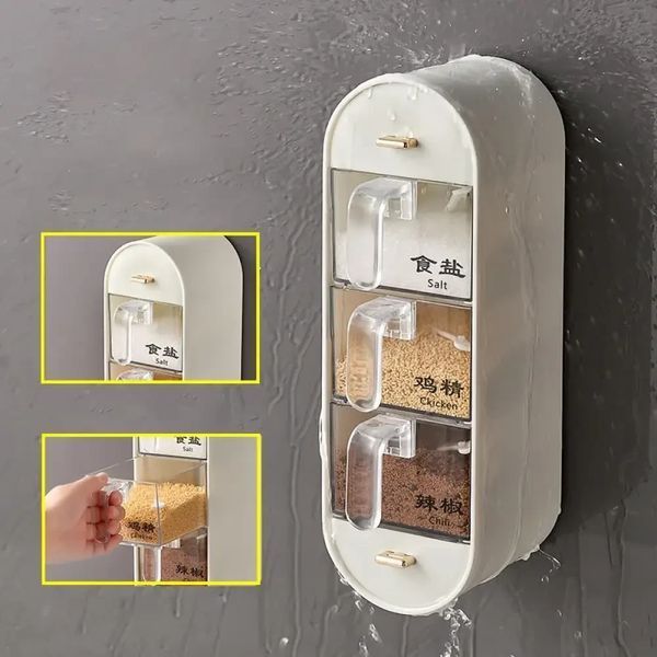 Настінний органайзер для спецій Spice organizer XL-905, Білий / Підвісний органайзер для круп / Органайзер для кухні XL905 фото