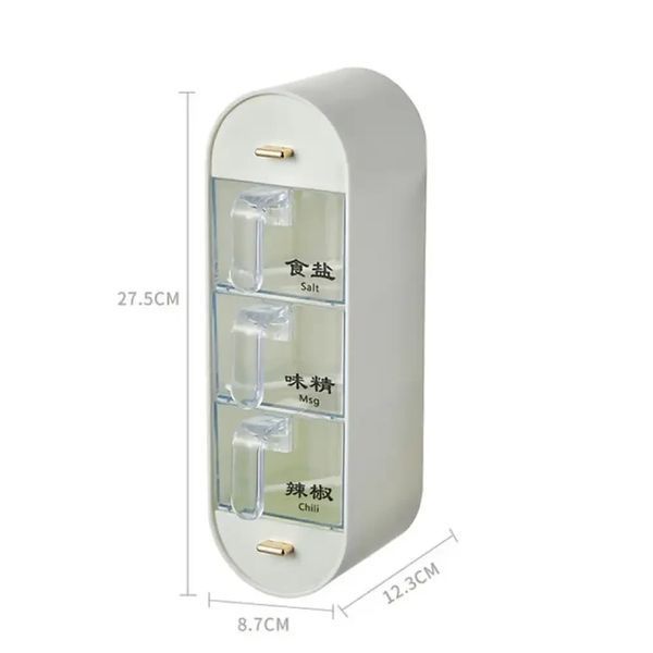 Настінний органайзер для спецій Spice organizer XL-905, Білий / Підвісний органайзер для круп / Органайзер для кухні XL905 фото