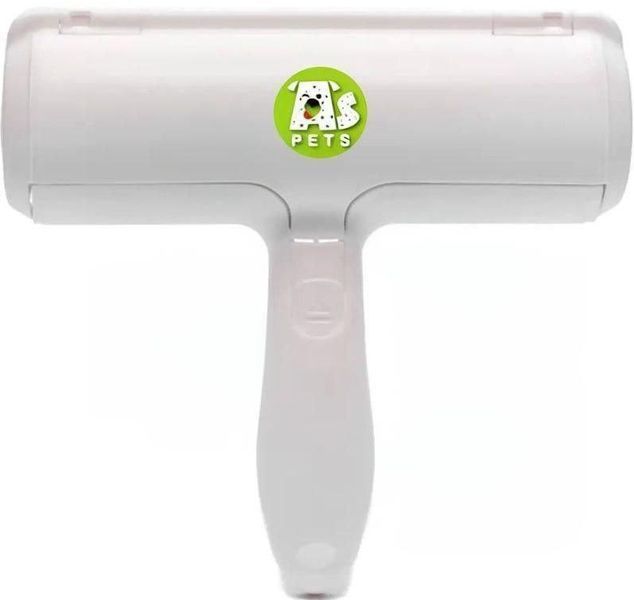 Щетка для сбора и удаления шерсти животных Белая Pet Hair Remover Roller ролик с контейнером для чистки PET20205 фото